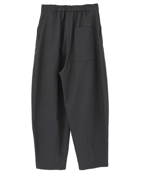 麻調カーブパンツ 詳細画像 チャコールグレー 9
