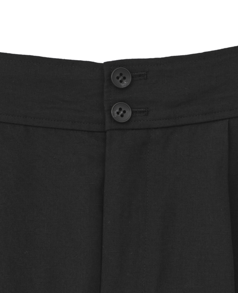 リネンタンブラーカーブパンツ 詳細画像 ブラック 11