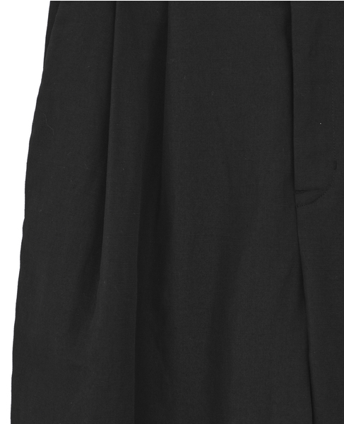 リネンタンブラーカーブパンツ 詳細画像 ブラック 15