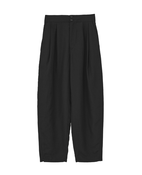 リネンタンブラーカーブパンツ 詳細画像 ブラック 8