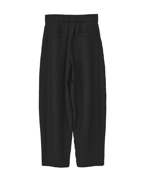 リネンタンブラーカーブパンツ 詳細画像 ブラック 9