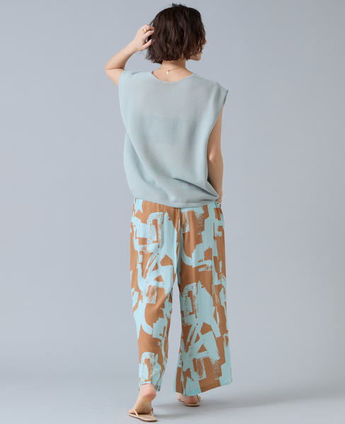 イージーワイドパンツ 詳細画像 ミント 4