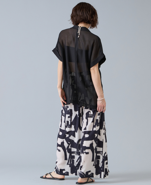 イージーワイドパンツ 詳細画像 ブラック 5