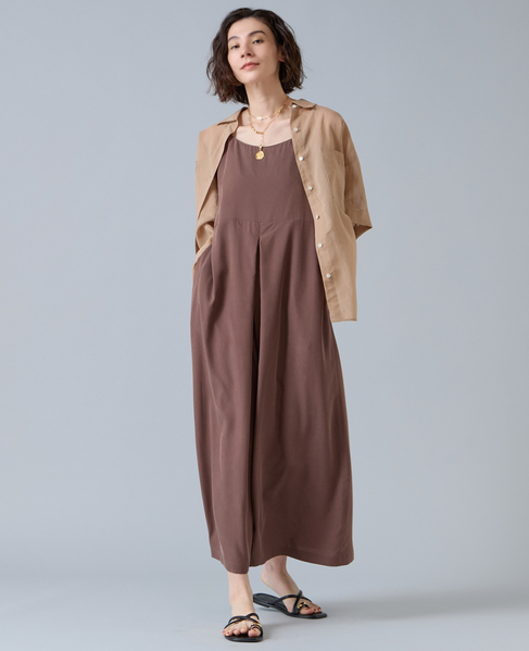 ウエストタックサロペット 詳細画像 ブラウン 9