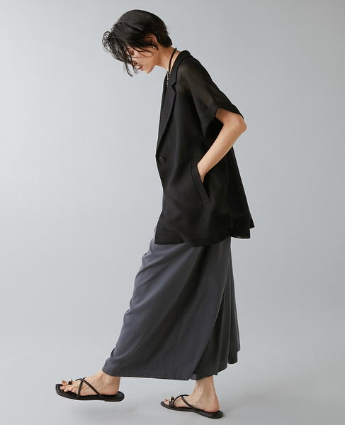 ウエストタックサロペット 詳細画像 チャコールグレー 9