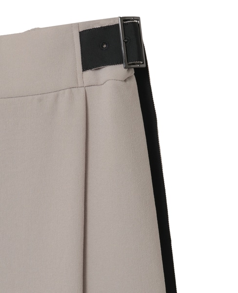 ラップ風ナロースカート 詳細画像 ベージュ 15