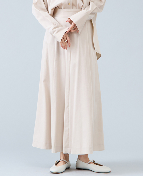 パネルフレアスカート 詳細画像 ライトベージュ 1