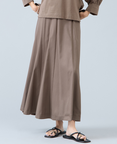 パネルフレアスカート 詳細画像 カーキ 1