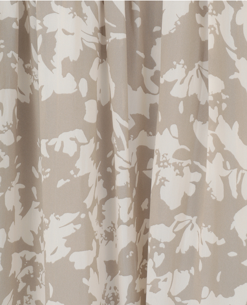 強撚割繊フラワープリントギャザーロングスカート 詳細画像 ベージュ 13