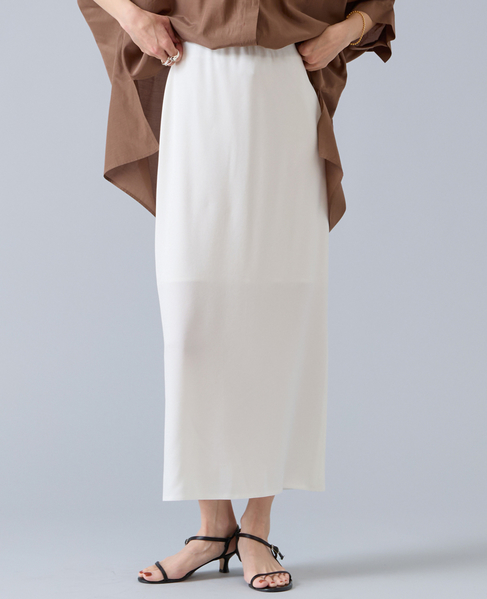 ジョーゼットナロースカート 詳細画像 ホワイト 1