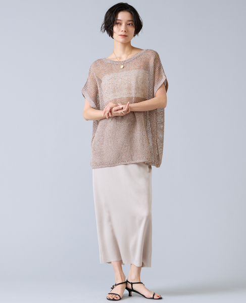 ジョーゼットナロースカート 詳細画像 ライトベージュ 5