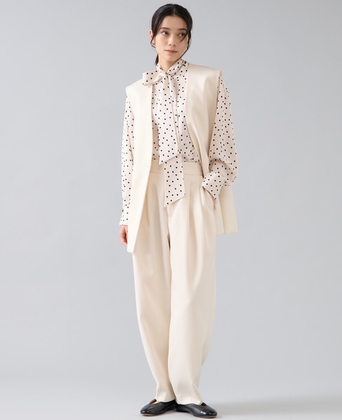 ダブルクロスジレ 詳細画像 オフホワイト 10