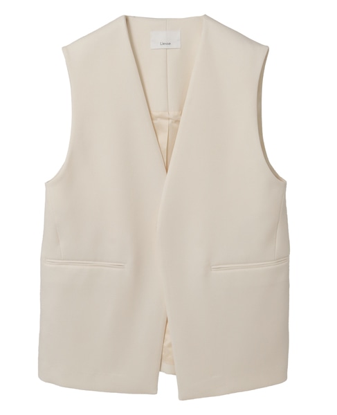 ダブルクロスジレ 詳細画像 オフホワイト 11