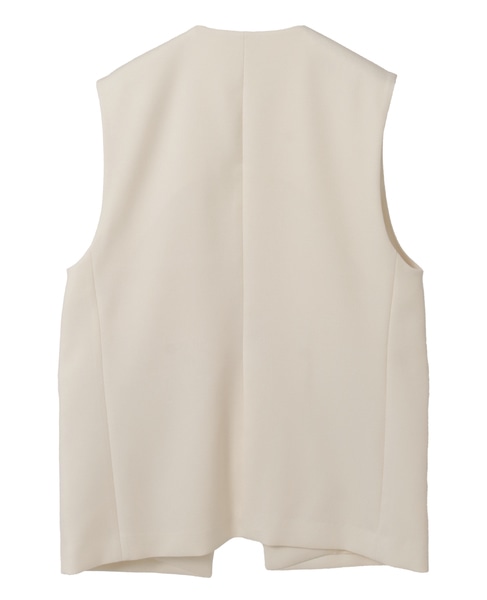 ダブルクロスジレ 詳細画像 オフホワイト 12