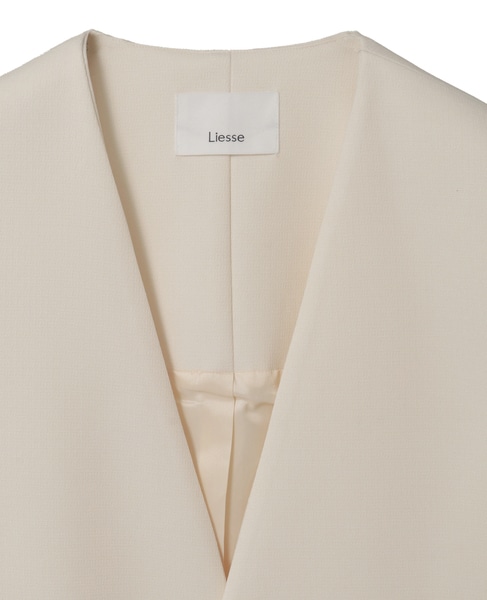 ダブルクロスジレ 詳細画像 オフホワイト 13