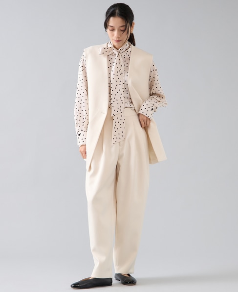 ダブルクロスジレ 詳細画像 オフホワイト 9