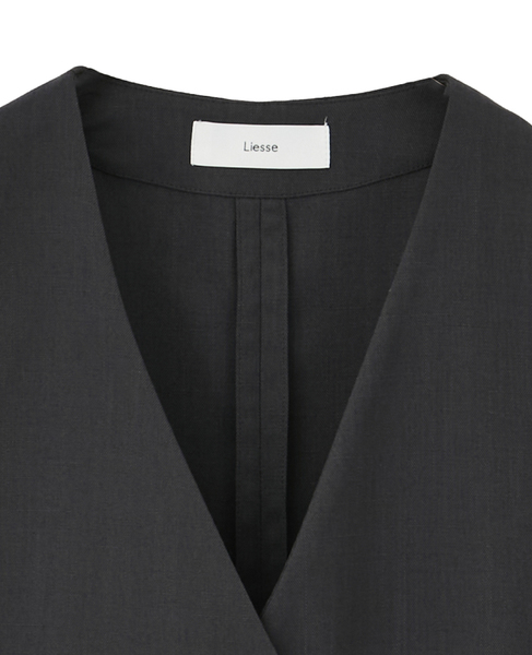 麻調ベスト 詳細画像 チャコールグレー 14