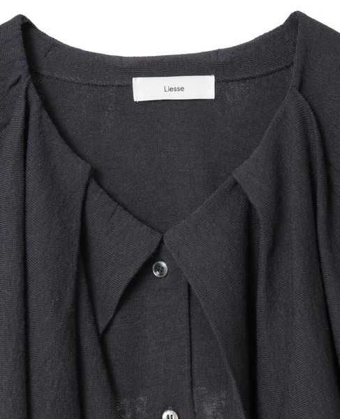 フリルカラーニット 詳細画像 チャコール 8