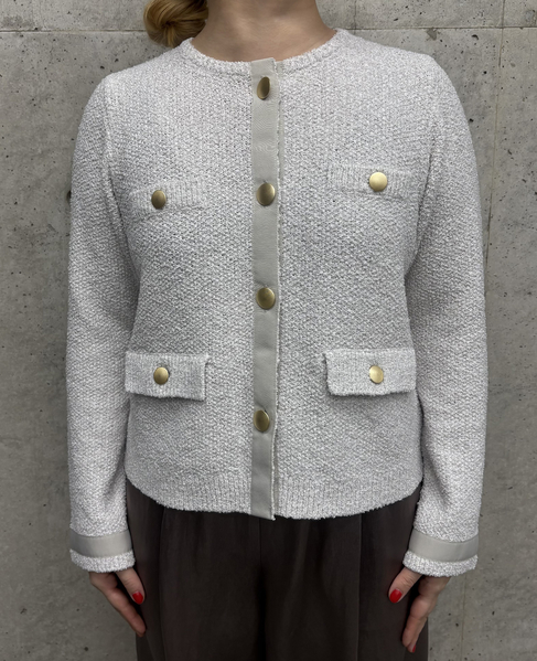 ニットジャケット 詳細画像 アイボリー 1