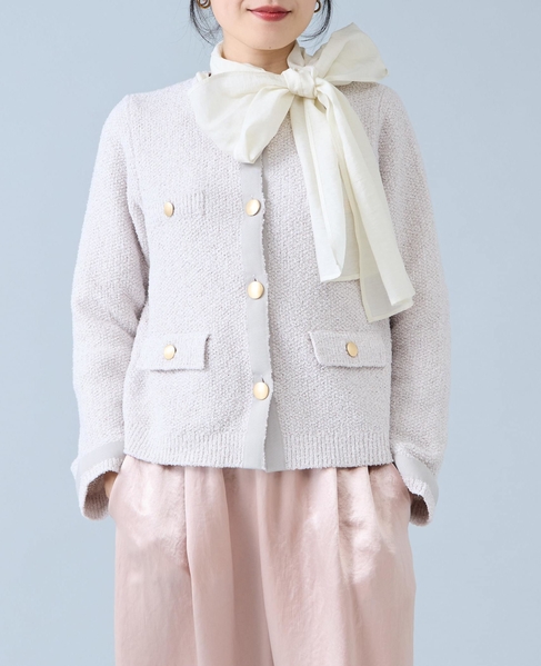 ニットジャケット 詳細画像 アイボリー 10