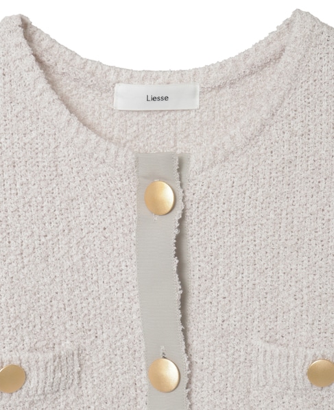 ニットジャケット 詳細画像 アイボリー 14