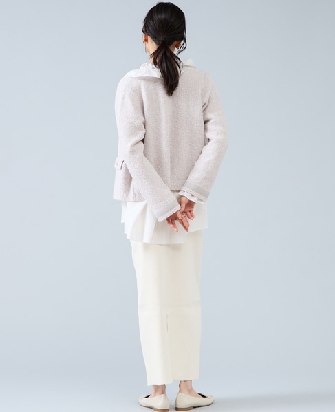 ニットジャケット 詳細画像 アイボリー 8