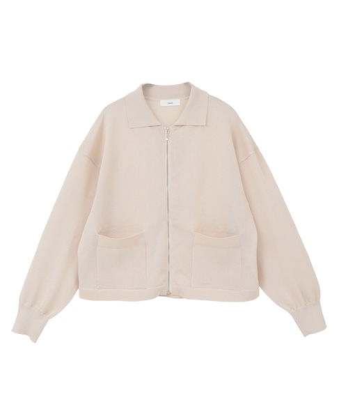 シアージップニット 詳細画像 ベージュ 8