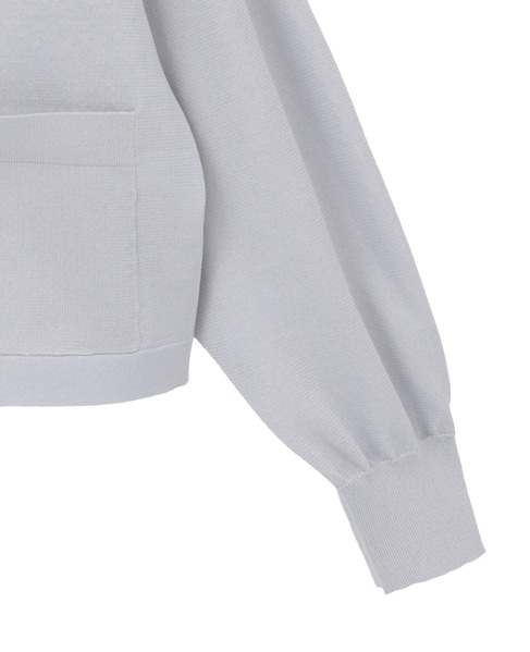 シアージップニット 詳細画像 ブルー 11