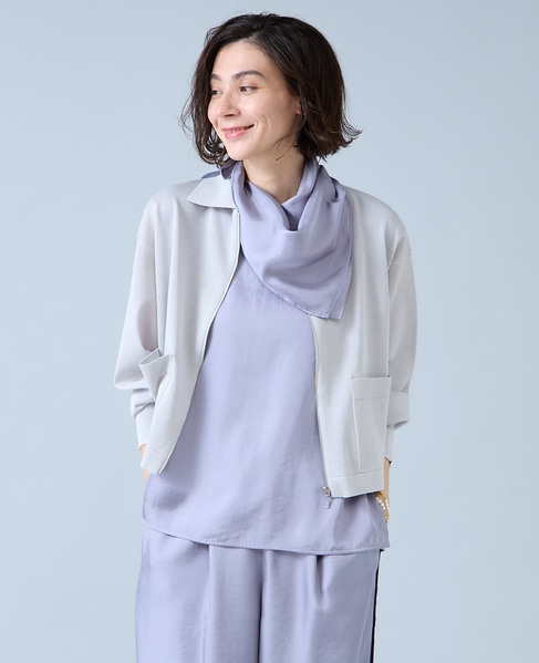 シアージップニット 詳細画像 ブルー 2