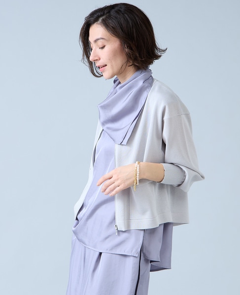 シアージップニット 詳細画像 ブルー 3