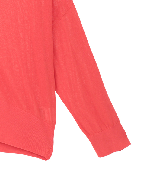 V開きカーディガン 詳細画像 レッド 10