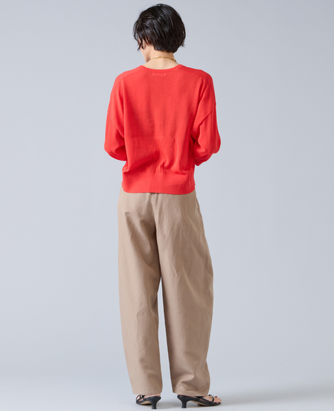 V開きカーディガン 詳細画像 レッド 6