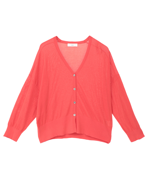 V開きカーディガン 詳細画像 レッド 7