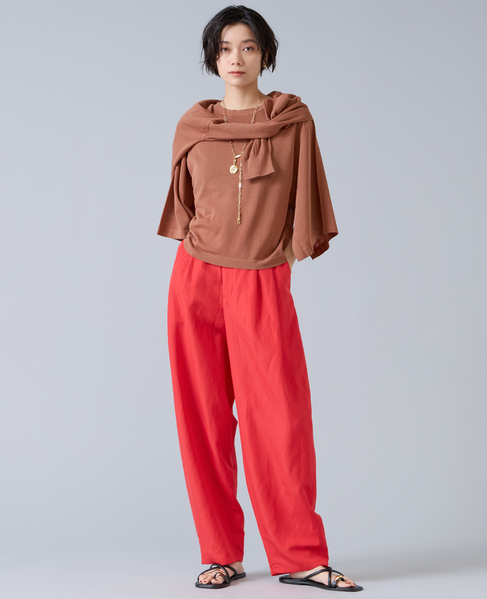 V開きカーディガン 詳細画像 ブラウン 2