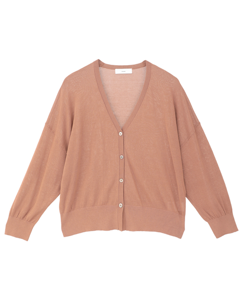 V開きカーディガン 詳細画像 ブラウン 4