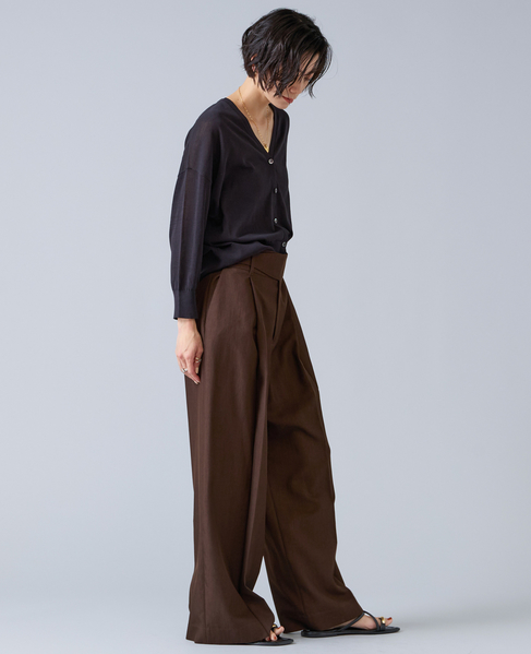 V開きカーディガン 詳細画像 ブラック 4