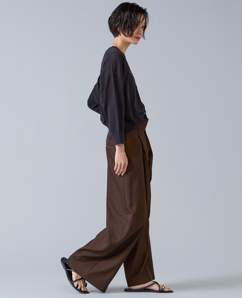 V開きカーディガン 詳細画像 ブラック 5