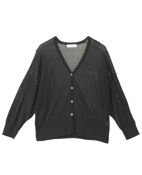 V開きカーディガン 詳細画像 ブラック 7