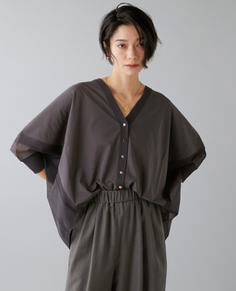 カットソーコンビニットカーディガン