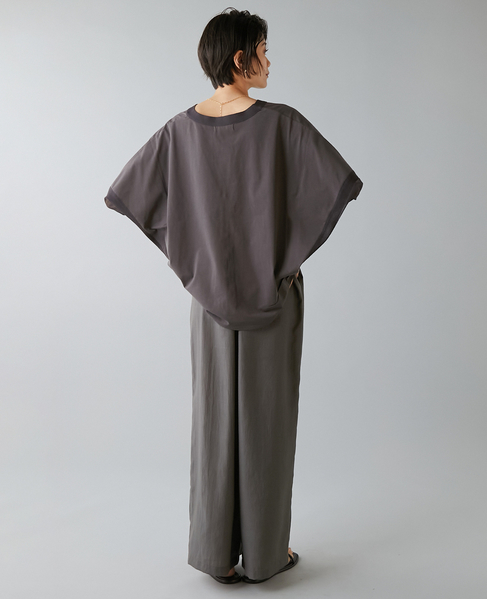 カットソーコンビニットカーディガン 詳細画像 チャコールグレー 6