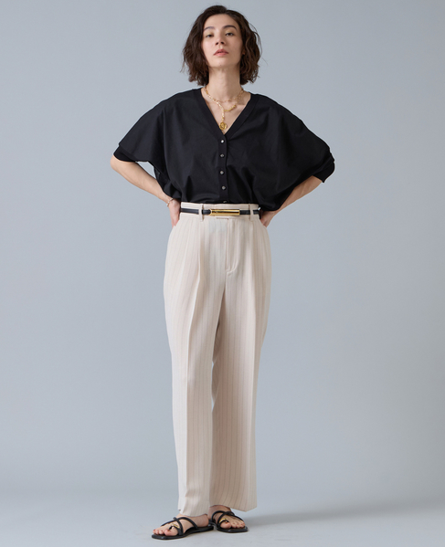 カットソーコンビニットカーディガン 詳細画像 ブラック 3