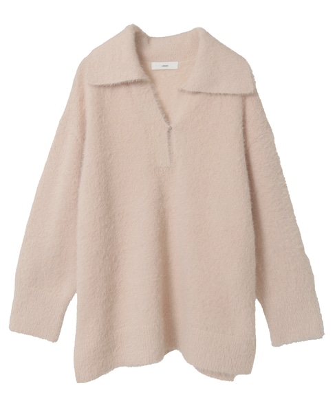 セーラーカラーフェザーニット 詳細画像 ピンク 9