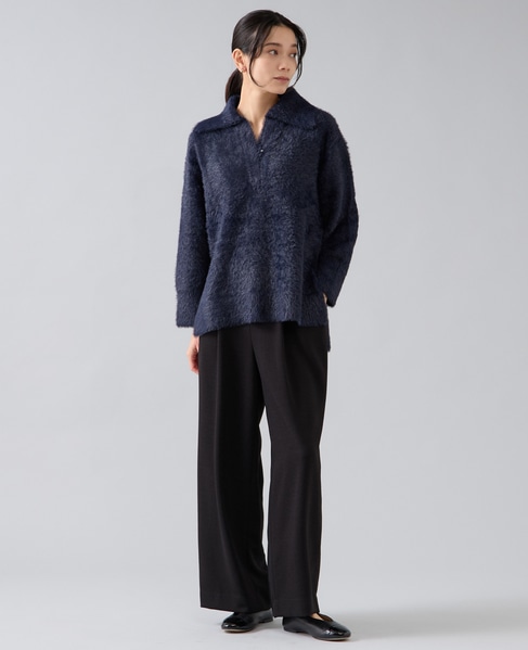 セーラーカラーフェザーニット 詳細画像 ネイビー 3