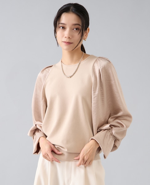 布帛コンビニット 詳細画像 ライトベージュ 1