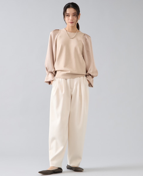 布帛コンビニット 詳細画像 ライトベージュ 3