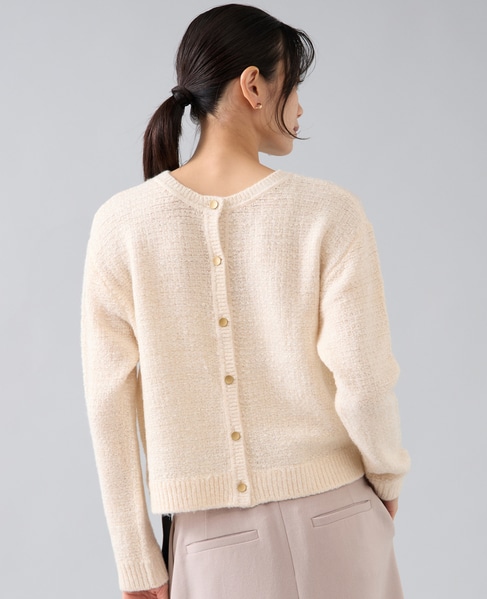 2WAYニットカーディガン 詳細画像 アイボリー 2