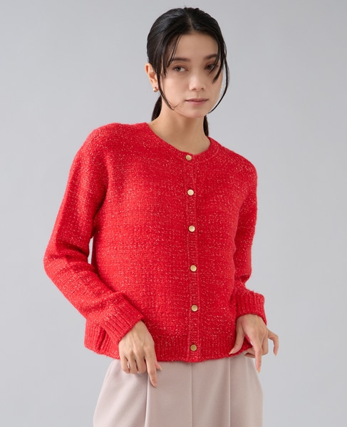2WAYニットカーディガン 詳細画像 レッド 2
