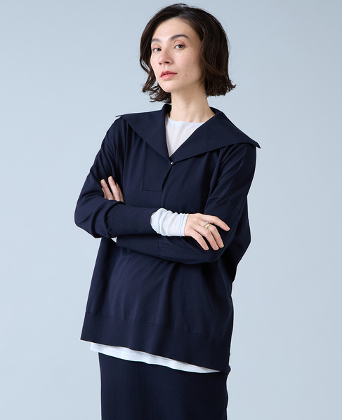 ニット 詳細画像 ネイビー 2