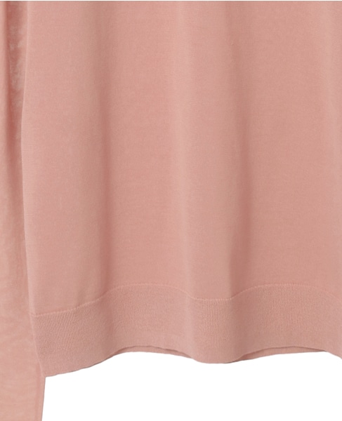 ロングスリーブシアーニット 詳細画像 ピンク 13