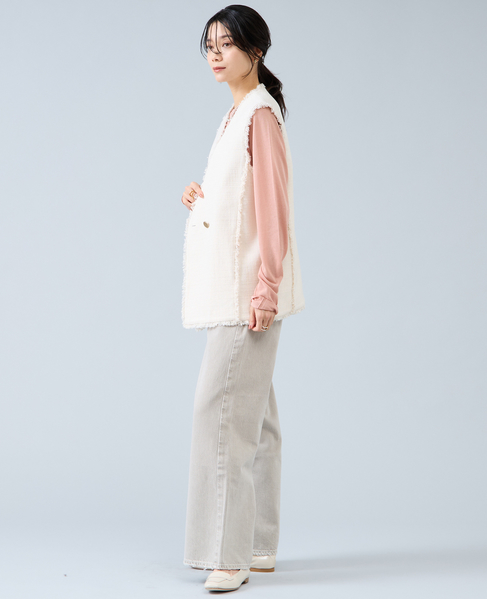 ロングスリーブシアーニット 詳細画像 ピンク 8